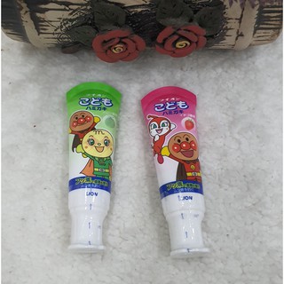 Kem đánh răng LION, 40g, Nhật Bản, Phù hợp cho bé từ 1 tuổi