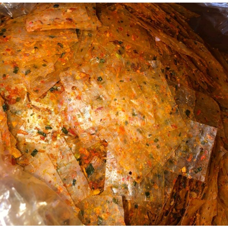 Miếng sate tôm hành siêu ngon