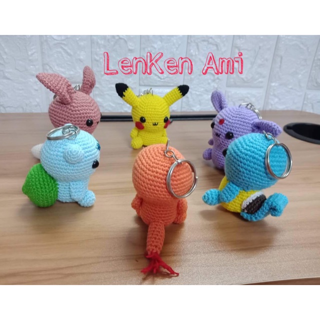 Móc khoá len POKEMON