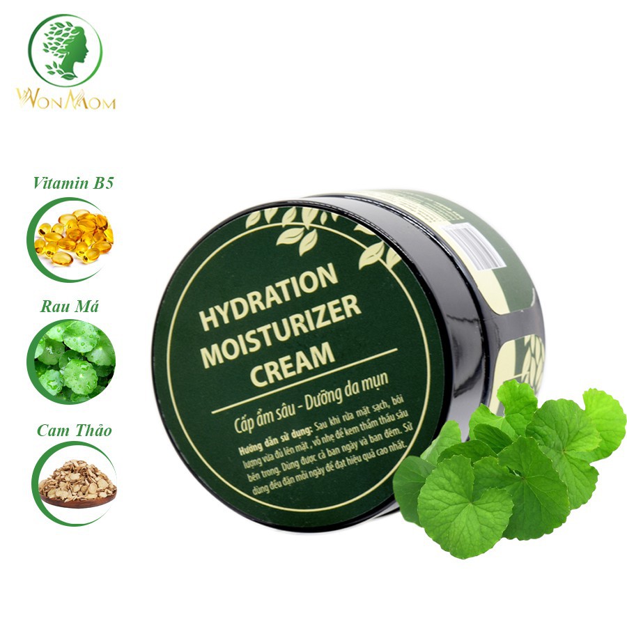 Kem cấp ẩm, dưỡng trắng da, giảm mụn cho mẹ bầu và sau sinh 50g - Wonmom