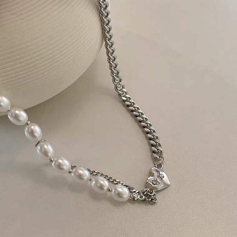 Dây chuyền phối ngọc trai nhân tạo phong cách thanh lịch dành cho nữ