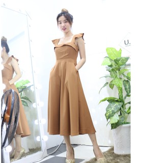 Đầm Maxi Xòe Cổ Vuông - NU60