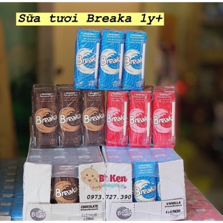 1 thùng sữa tươi Breaka 250ml date 2024
