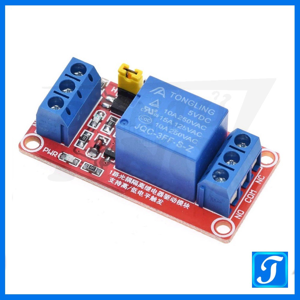 Module Relay 1 kênh 5V 12V Với Opto Cách Ly Kích H/L