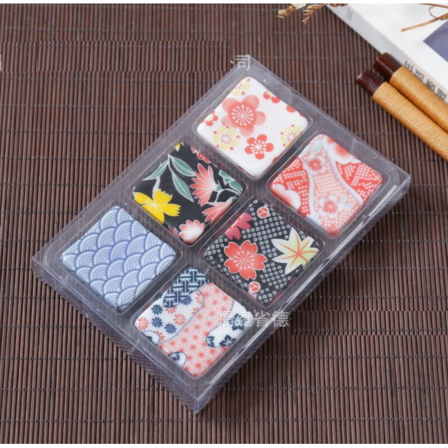 Gác Đũa Gốm Hoa Văn Kiểu Nhật (6 cái khác nhau)