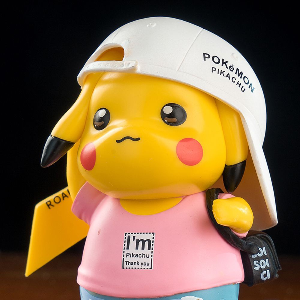 Mô Hình Nhân Vật Pikachu 8cm Bằng Pvc Dùng Trang Trí Xe Hơi