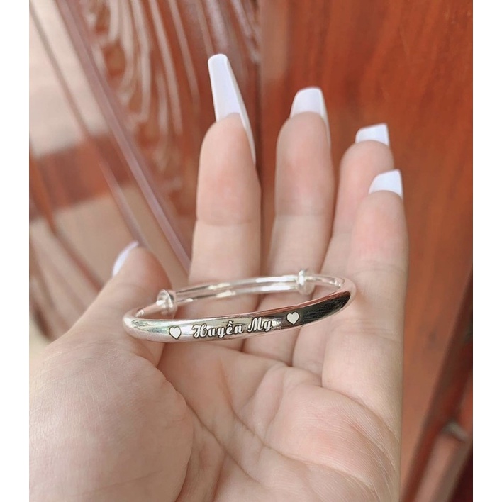 Vòng BẠC NGUYÊN CHẤT 99 cho bé