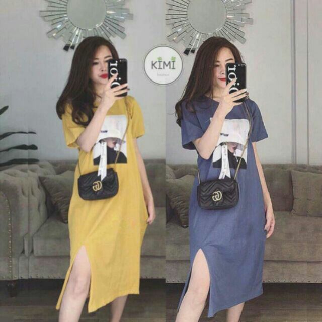 Đầm Suông in cô Gái