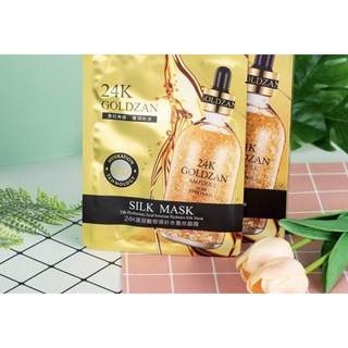 Mặt nạ lụa vàng 24k Goldzan Silk Mask (1miếng)