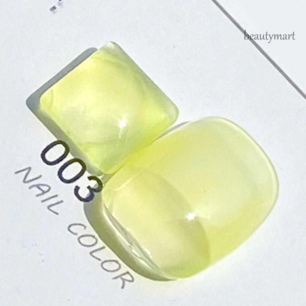 [Hàng mới về] Gel sơn móng tay dạng thạch màu trong suốt dễ tẩy 8ml