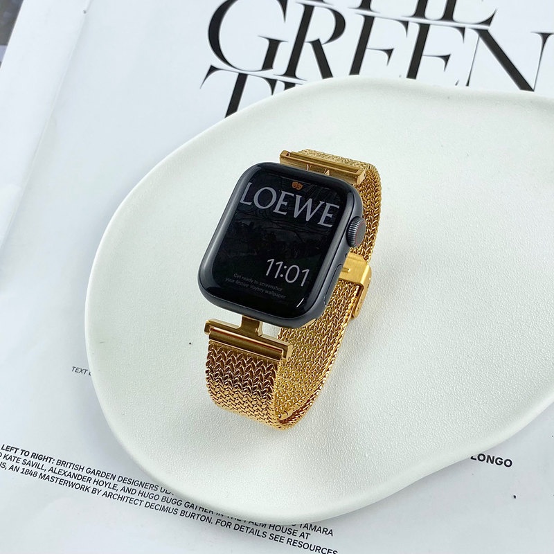 Vòng Đeo Tay Bằng Thép Không Gỉ Mỏng Dành Cho apple watch 7 6 5 4 se 40mm 44 45mm iwatch series 3 38 41 42mm