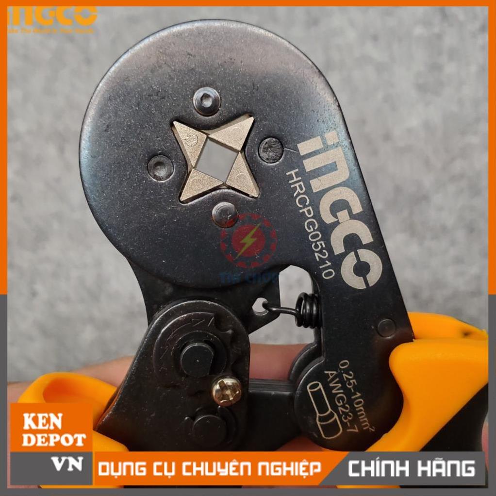 Kìm bấm cos dây điện Ingco HRCPG05210 - Dụng Cụ Chuyên Nghiệp