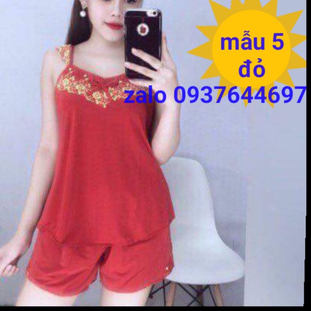 đồ bộ ngủ thun lạnh size 2 từ 47-52kg