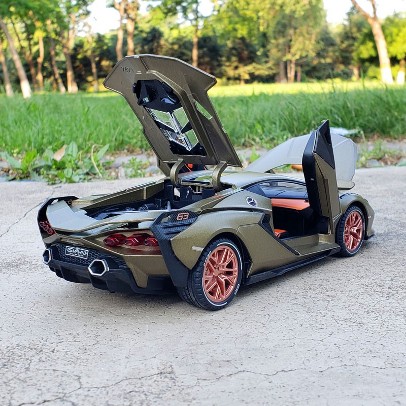 Mồ hình xe Lamborghini Sian FKP 37 tỉ lệ 1:24 CHEZHI