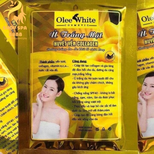 Ủ Trắng Huyết yến Coalgen Trắng Sáng Da Se Khít Lỗ Chân Lông, Dùng Cá Nhân Spa Tmv.