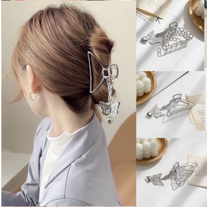 Kẹp Tóc Hàn Quốc Min Kim Loại Phong Cách Thời Trang Trẻ Hot trend