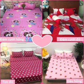 Ga trải giường poly cotton 1m4