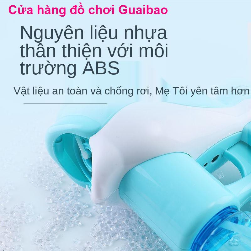 đồ chơiMáy bắn bong bóng cá heo hoạt hình dành cho trẻ em tập trung bổ sung chất lỏng cô gái thổi trái tim rung