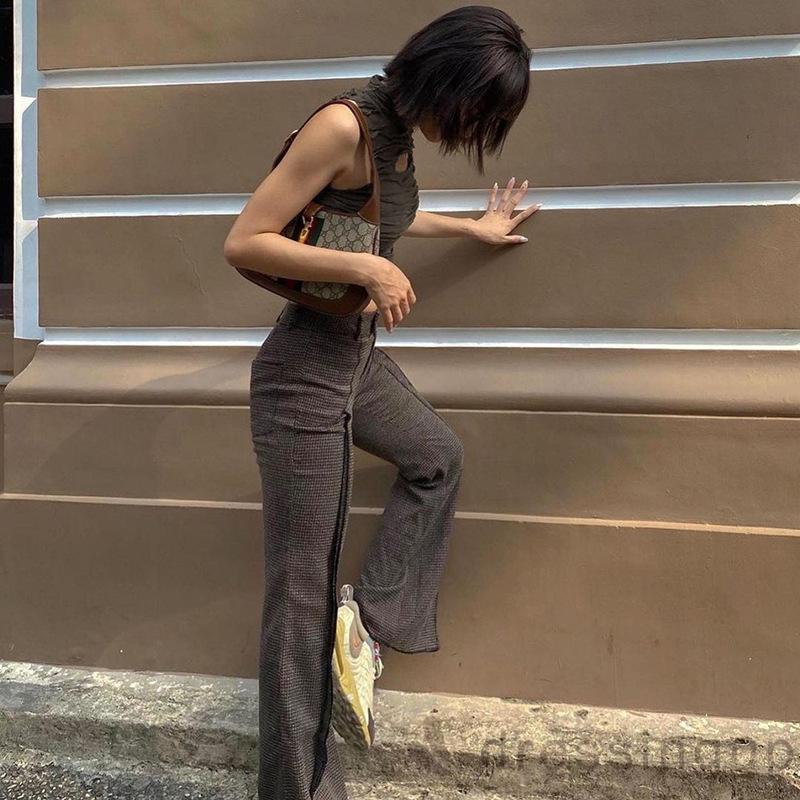 Áo Không Tay Cổ Lọ Màu Trơn Thiết Kế Độc Đáo Dành Cho Nữ | BigBuy360 - bigbuy360.vn