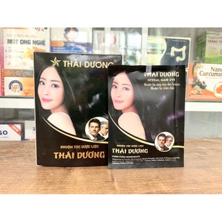 Nhuộm tóc đen dược liệu Thái Dương (một gói cho 1 lần nhuộm)
