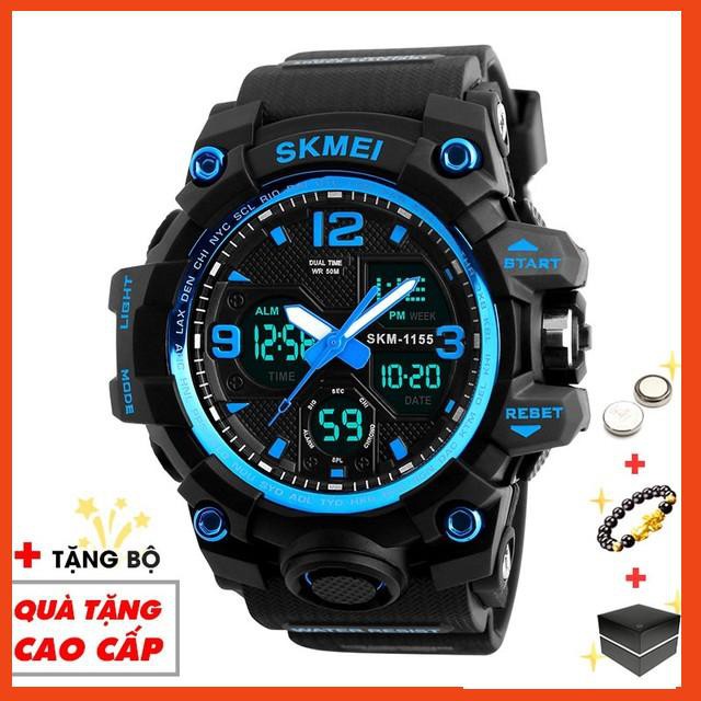 Đồng hồ nam SKMEI thể thao điện tử chính hãng chạy 2 máy chống nước cực kỳ bền SME25 - Đồng Hồ Quốc Tế - HOT