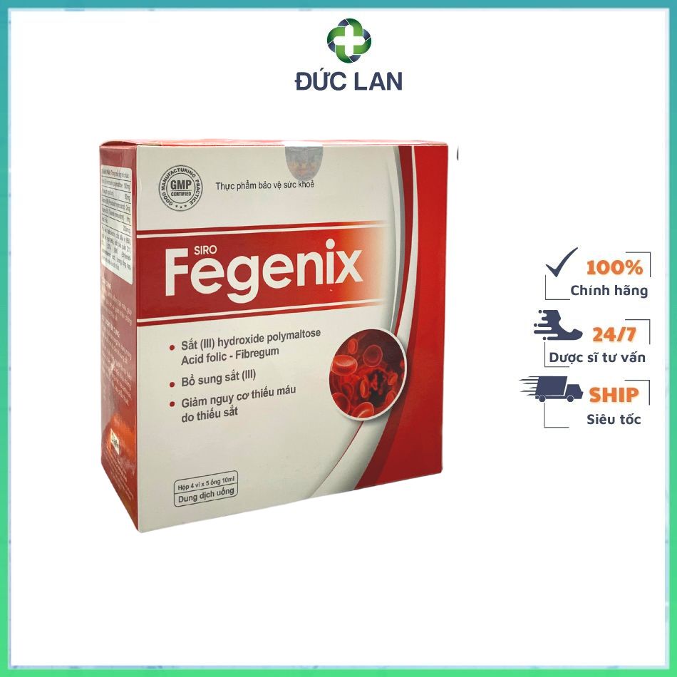 FEGENIX - GIẢM NGUY CƠ THIẾU MÁU DO THIẾU SẮT.
