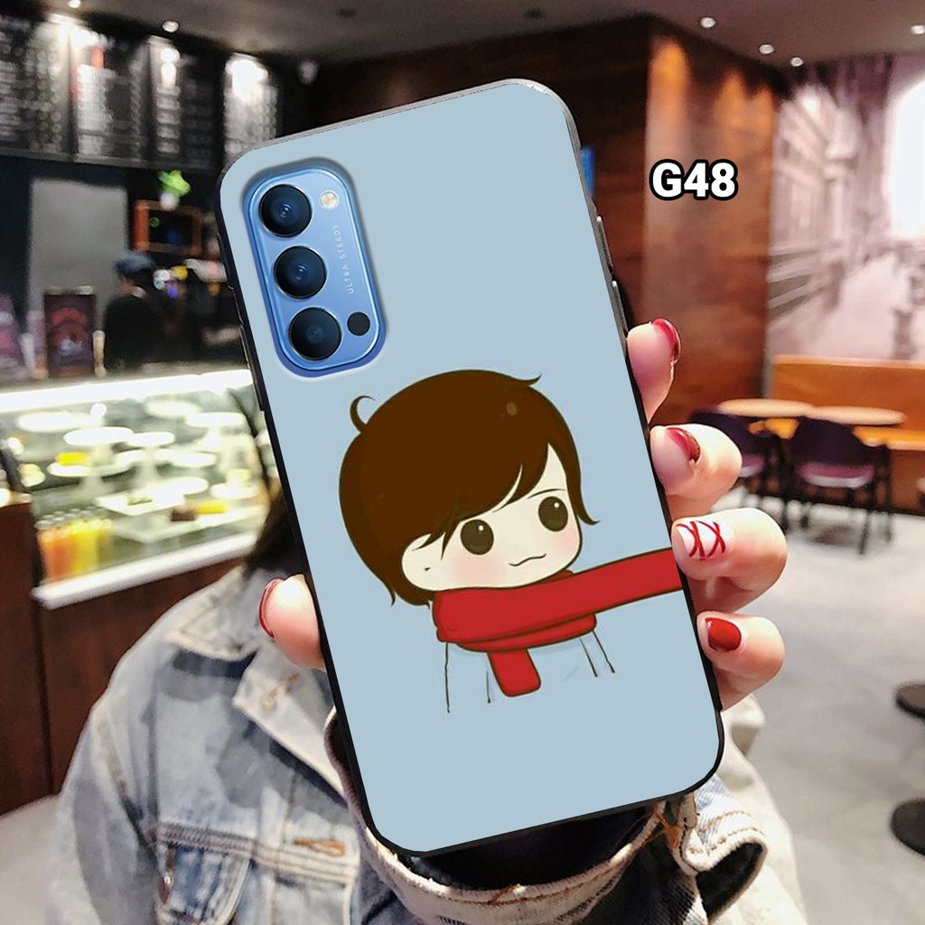 [HOT] Ốp lưng RENO 4 - RENO 4 PRO in hình đôi hoạt hình dễ thương