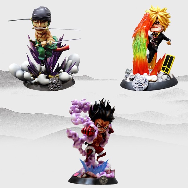 Mô hình Thuyền viên Băng Mũ Rơm zoro - sanji - usopp - franky - brook - nami - robin - chopper One piece