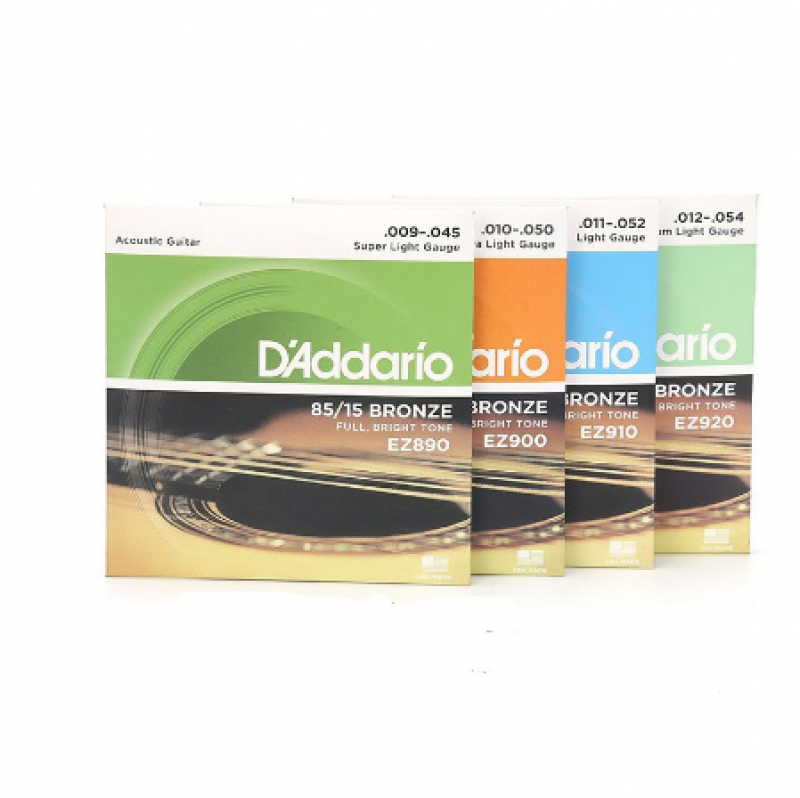 Dây Đàn Guitar Daddario D 'Addario Ez890 Ez900 Ez910 Ez920 100%