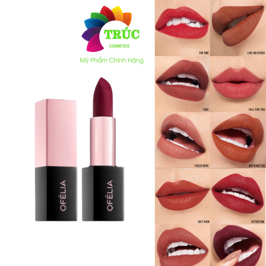 Son Thỏi Lì Ofélia Modern Matte Lipstick (3.5g)-Trúc Cosmetics