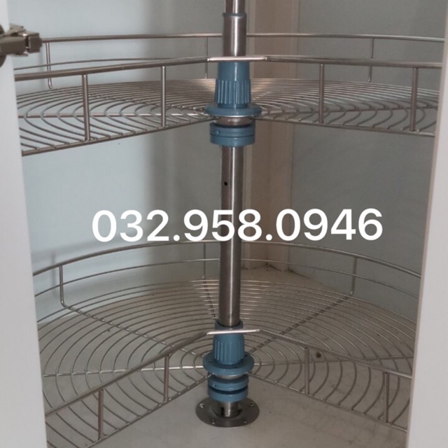 Mâm xoay inox 3/4 cho tủ bếp - Có thợ lắp đặt tại Hà Nội