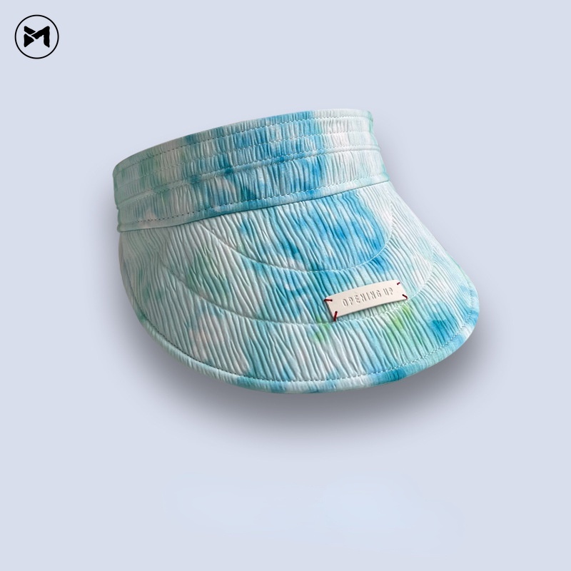 Nón Rộng Vành Nửa Đầu Màu Sắc Tương Phản Thời Trang Đi Biển 2022