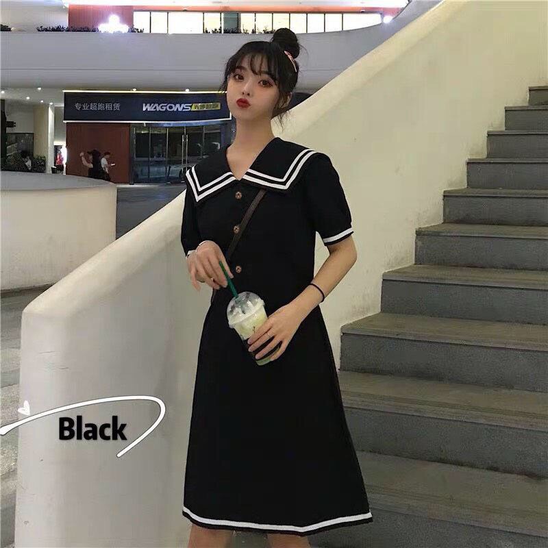 Đầm Maxi thủy thủ Bigsize 60-90 ký, thời trang nữ dành cho khách ngoại cỡ
