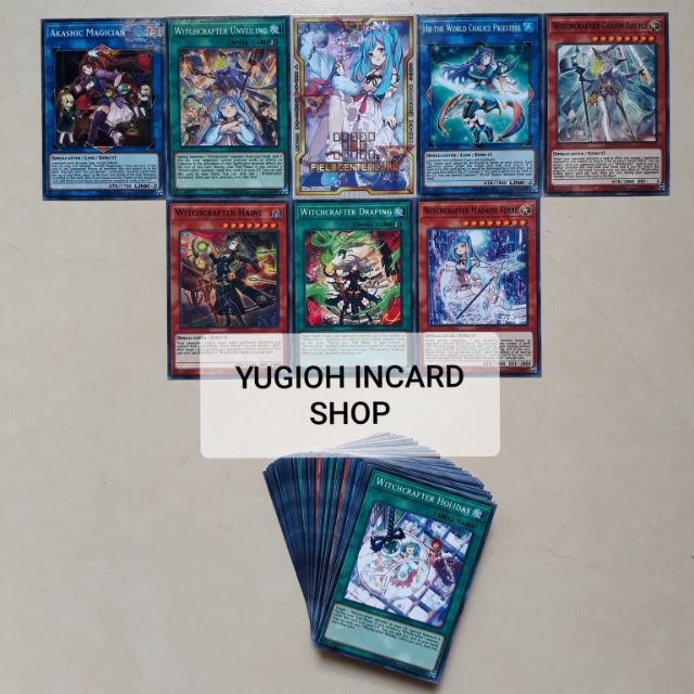 [ẢNH THẬT] WITCHCRAFTER META DECK 2020 55 LÁ [BÀI IN YUGIOH]