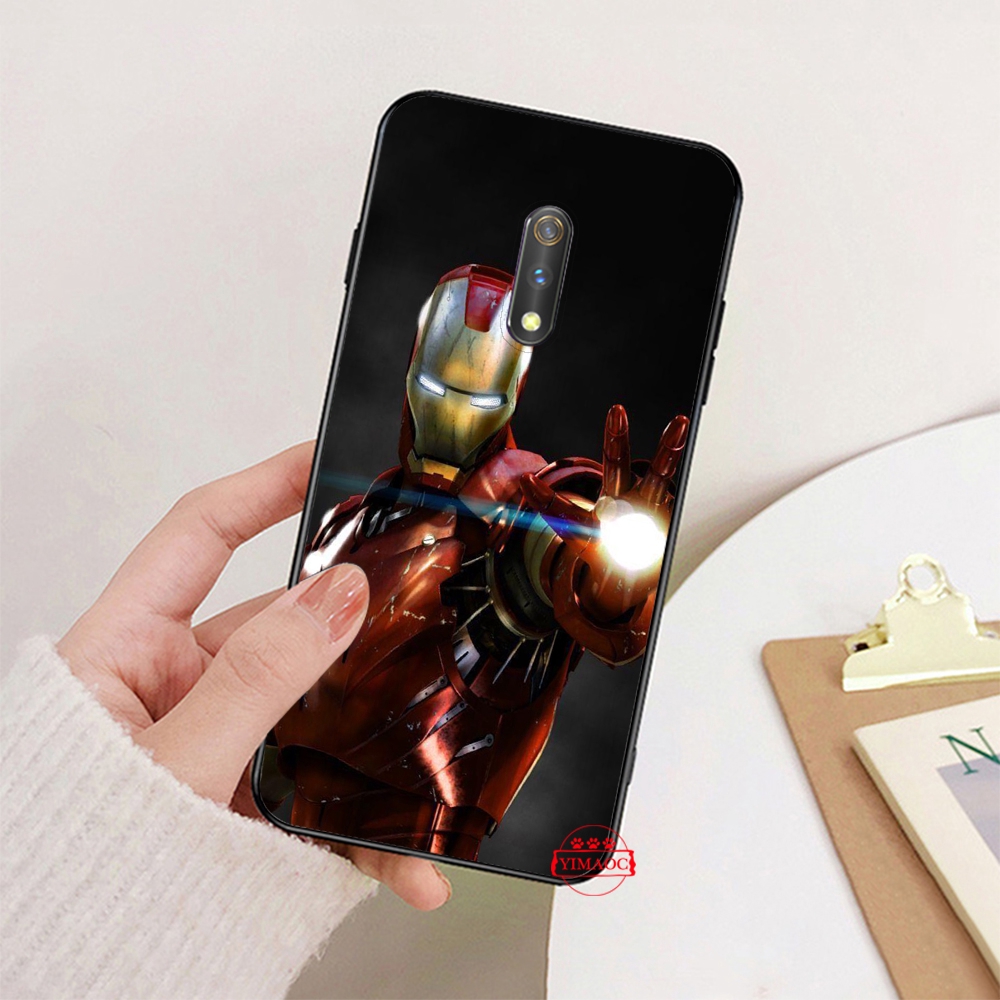 Ốp điện thoại mềm họa tiết Iron Man dành cho OPPO A1K A5 A9 2020 Realme 2 A5 3 5 Pro X Lite | BigBuy360 - bigbuy360.vn