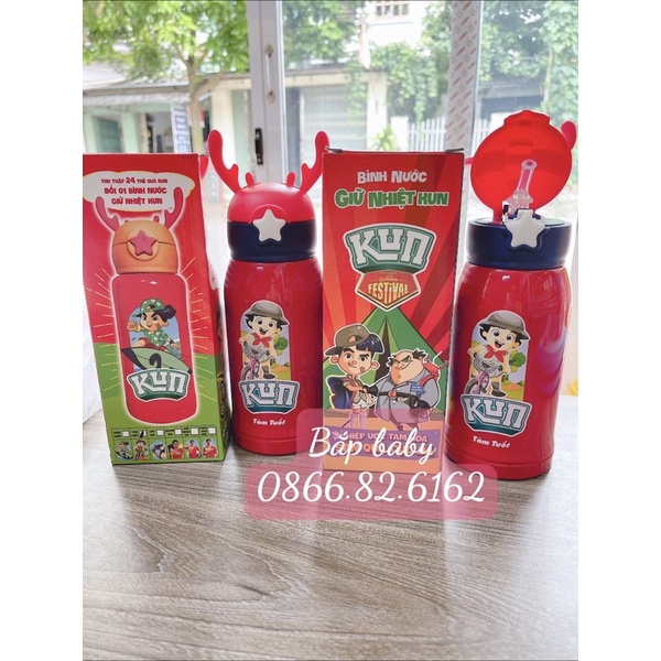 BÌNH GIỮ NHIỆT KUN,HỘP BÚT KUN SIÊU HOT TỪ SỮA KUN
