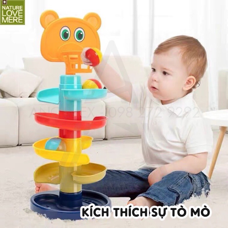 [GIFT] Tháp thả bóng xoay tròn - Trò chơi vận động cho bé