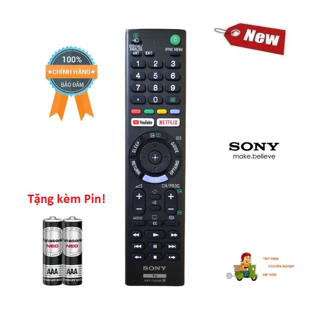 Remote Điều khiển TV Sony LED/LCD Smart TV- Hàng chính hãng Sony theo máy 100%