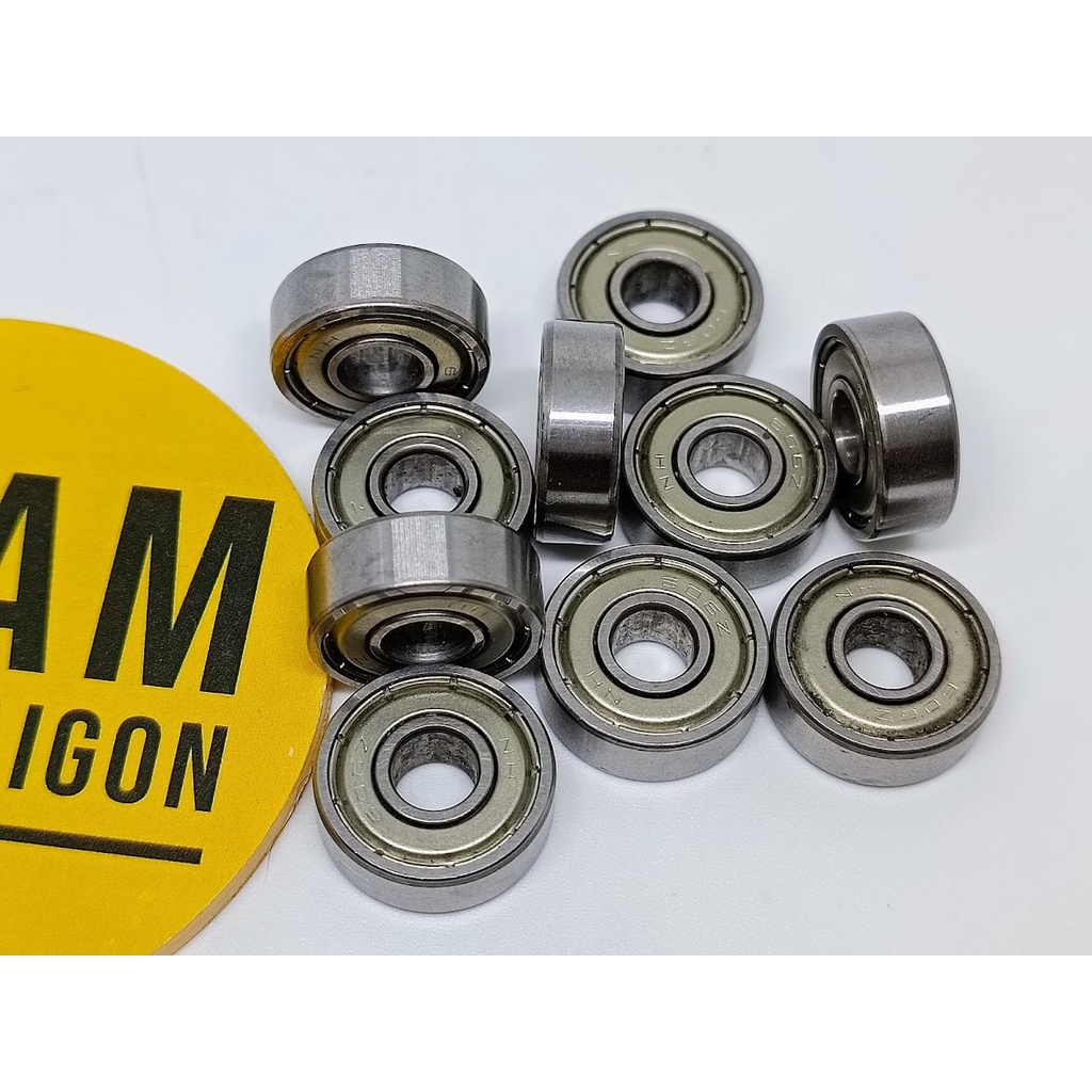Bạc đạn 606 vòng bi 606z tháo máy NSK,NB,... Nhật như mới, êm mượt 6mm X 17mm X 6mm