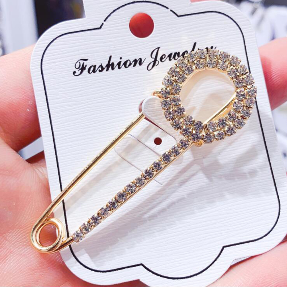Ghim Cài Áo Đính Pha Lê Thiết Kế Xinh Xắn Hợp Thời Trang