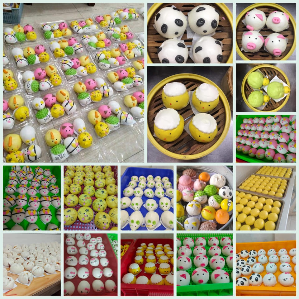 Bánh bao thú cưng phiên bản mini 10 cái thơm ngon