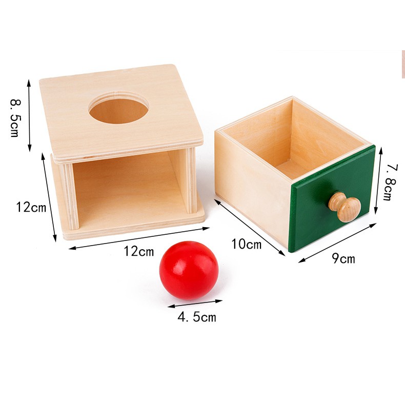 Giảm 10% - Hộp Thả Bóng - Giáp Cụ Montessori