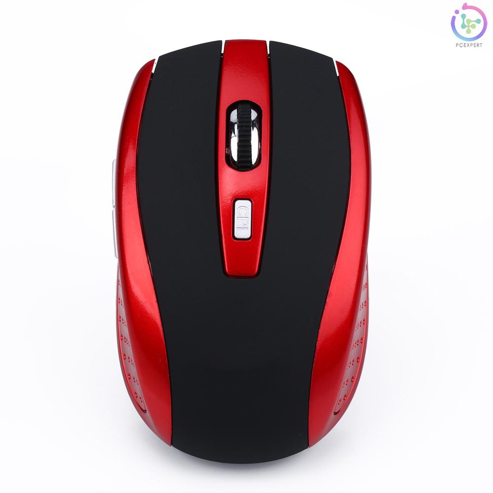 PCER♦Mini Ergonomic Optical Office BT Wireless Mouse Mice Adjustable 2400 DPI with 6 Buttons for Mac