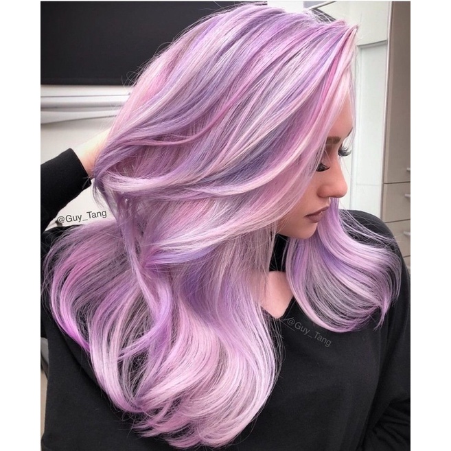 Tuýp Kem Nhuộm Tóc Màu Hồng Tím Khói Tplus 99.66 Fog Lavender Pink Hair Dye Cream