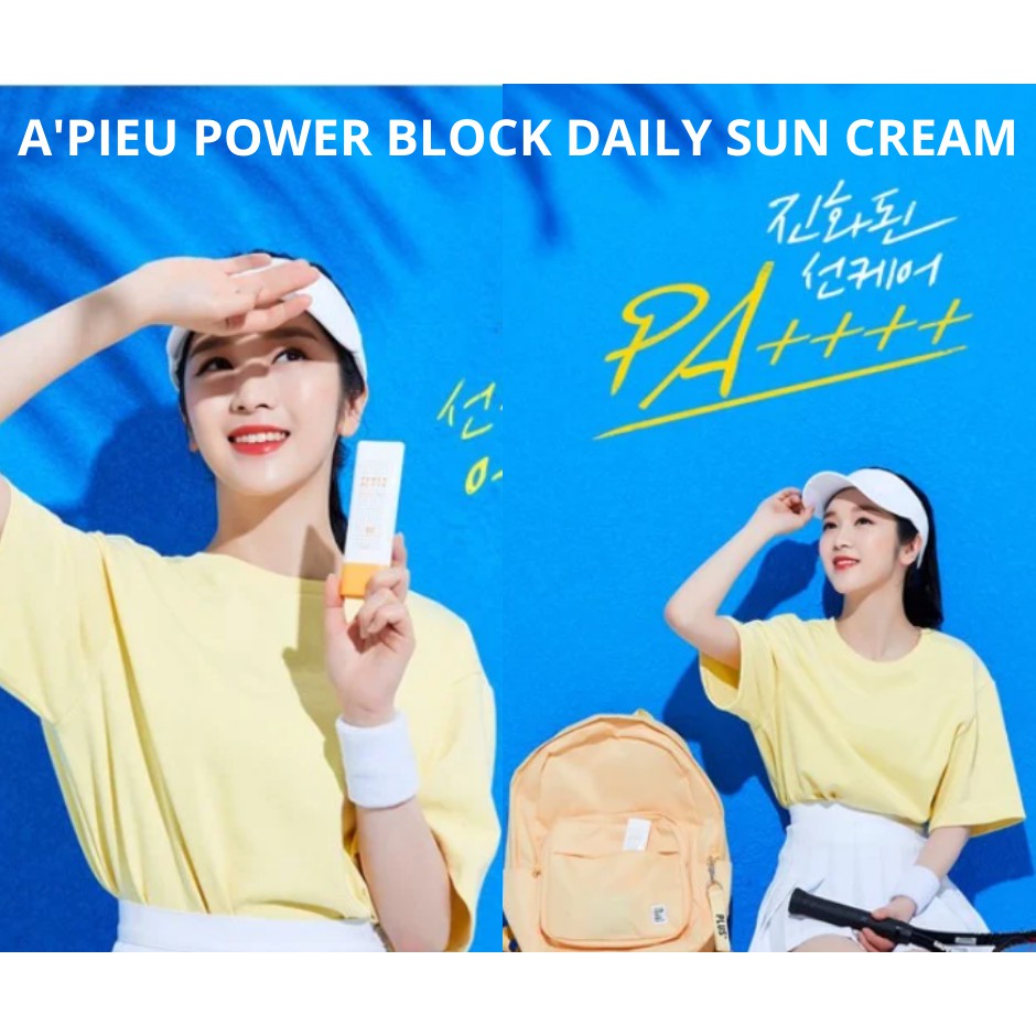 Kem chống nắng hàng ngày A'pieu Power block Daily sun cream SPF50+ PA++++