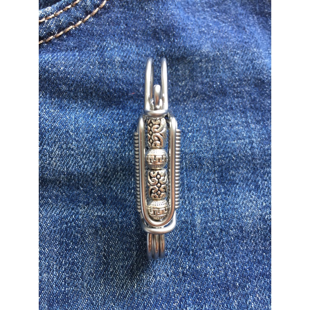 Móc Khóa Inox 304 Uốn Hình Chim Cánh Cụt Nữ Hoàng