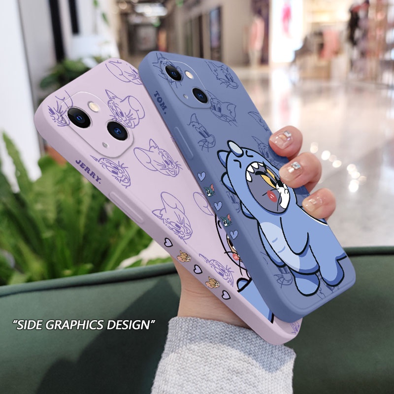 Ốp Điện Thoại Silicon Họa Tiết Khủng Long Xinh Xắn Dành Cho IPhone 13 12 Mini Pro Max