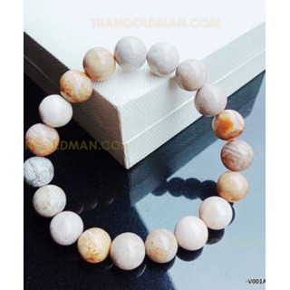 Vòng tay san ho hóa thach 8mm V001A