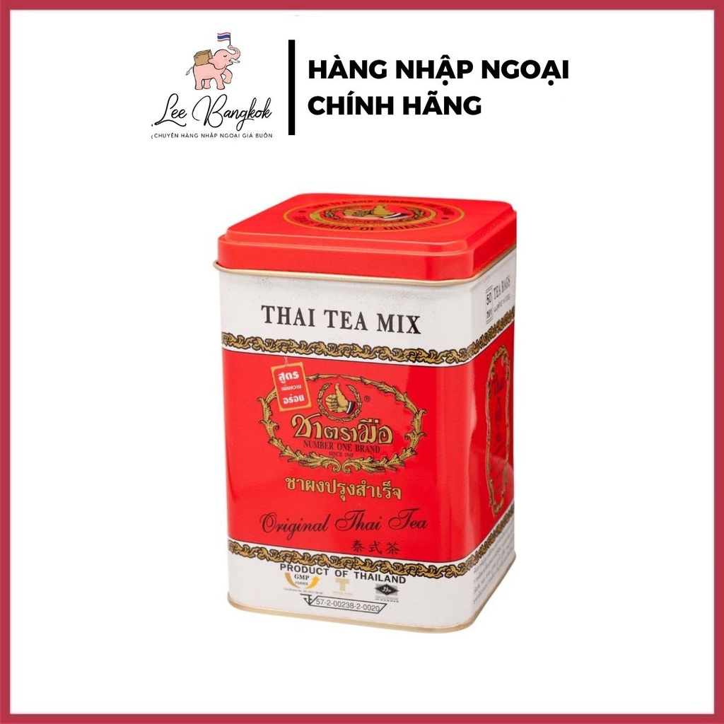 Trà Sữa Thái Túi Lọc Đỏ, Hộp Thiếc 50 Gói Túi Lọc Pha Trà Sữa Thái Lan Cực Kỳ Ngon