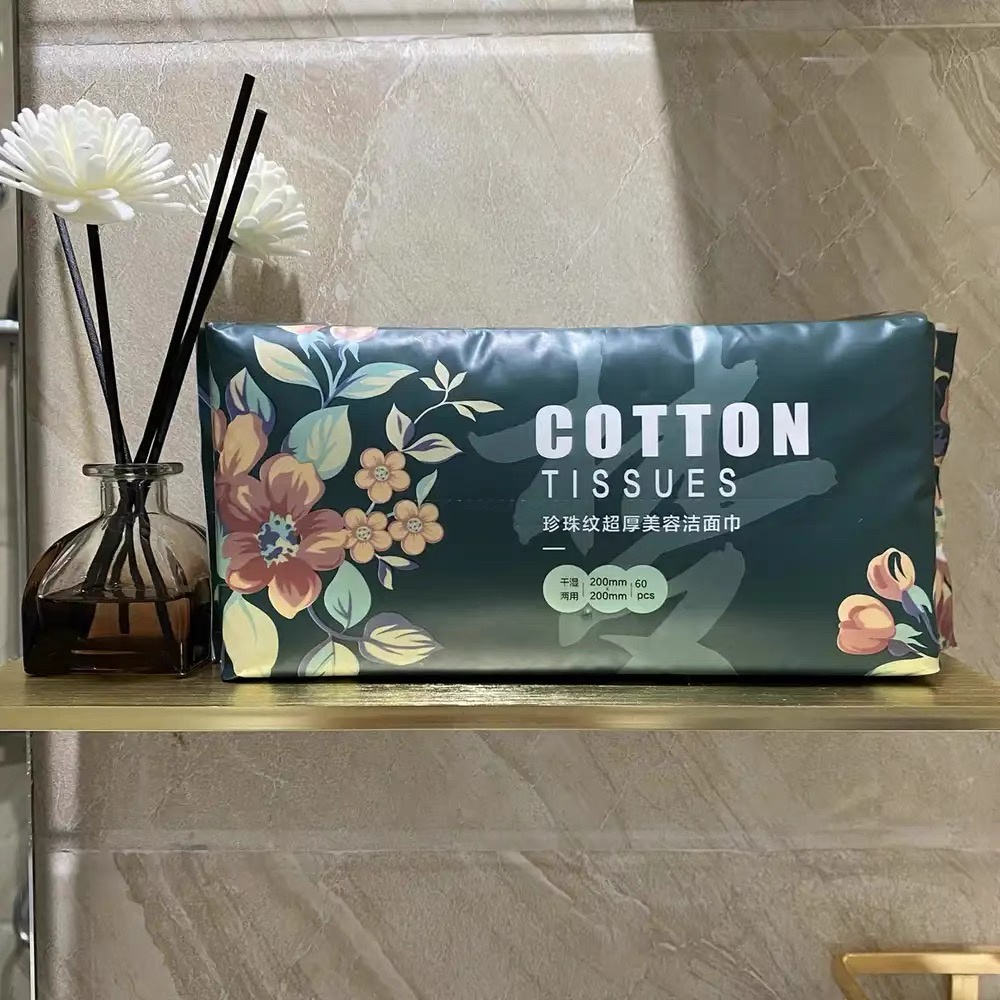 (Cao cấp) Khăn mặt khô dùng 1 lần lau khô, lau ướt - Giấy lau mặt dùng một lần